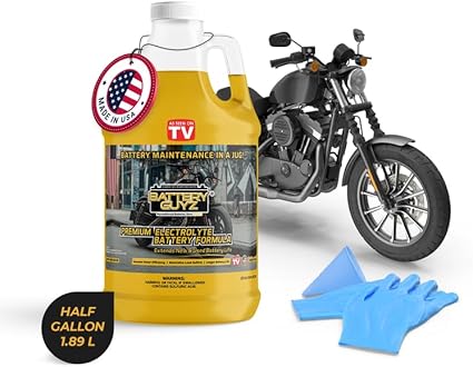 Desulfator to Extend and Renew Battery Life - Golf Cart Batteries, Motorcycles, Lawnmowers, Snowmobiles, Jet Skis - 48v/12v/8v/6v and All Lead Acid Batteries - 1/2 Gallon (1.90 L), As Seen On TV
