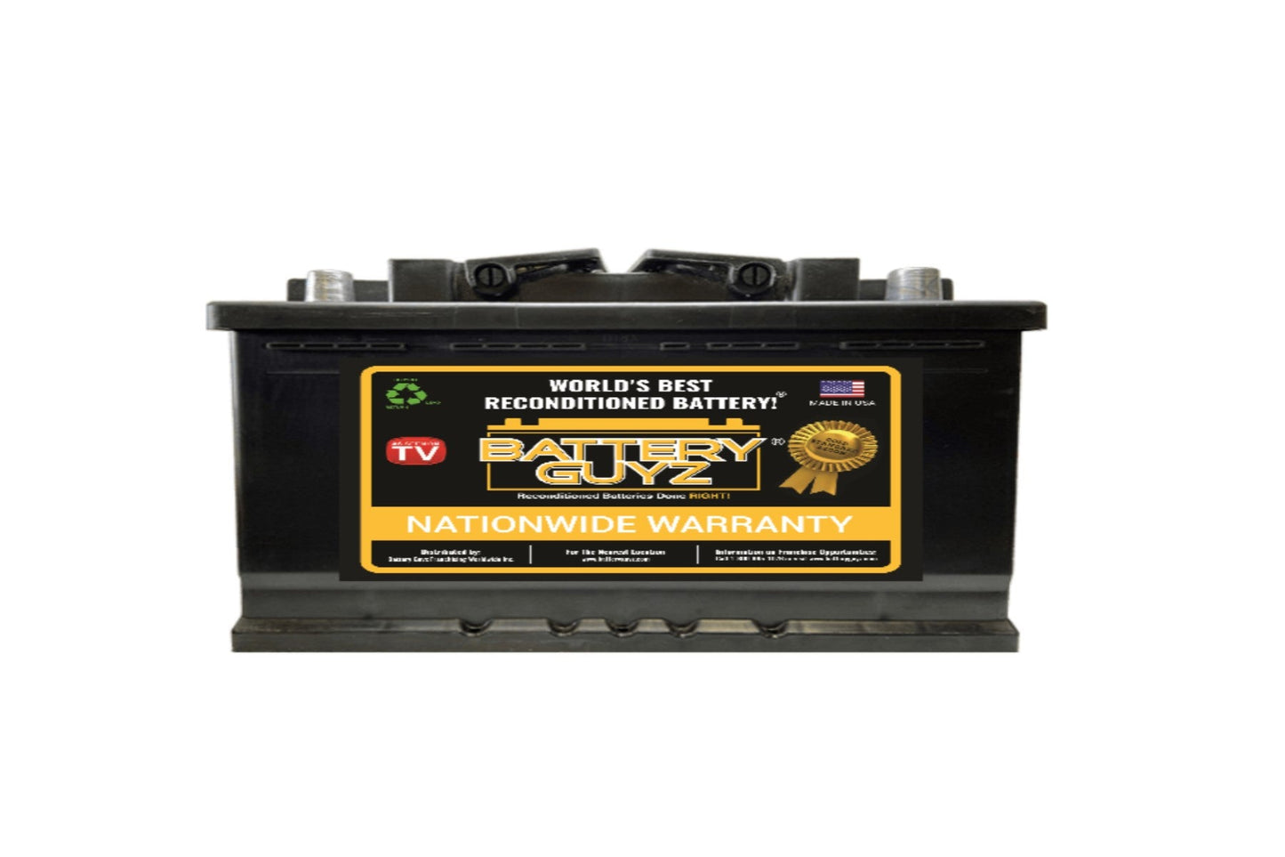Battery Guyz Reconditioned Platinum Lead Acid Automotive Battery, Group Size H9 ,12 Volt , 950 CCA, Refurbished - 2yrs Warranty