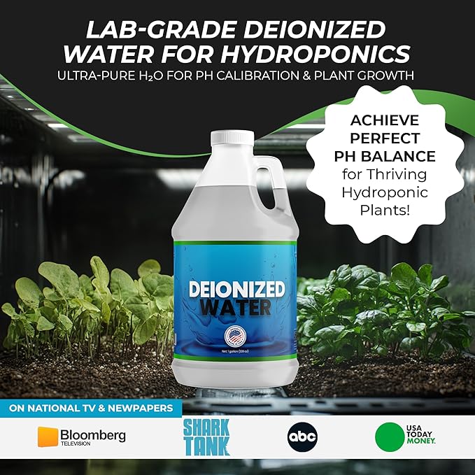 Battery Guyz Ultra-Pure Deionized Distilled Water for Battery Maintenance , Manufacturing, Laboratory and Industrial Use, 1 Gallon, 128 oz