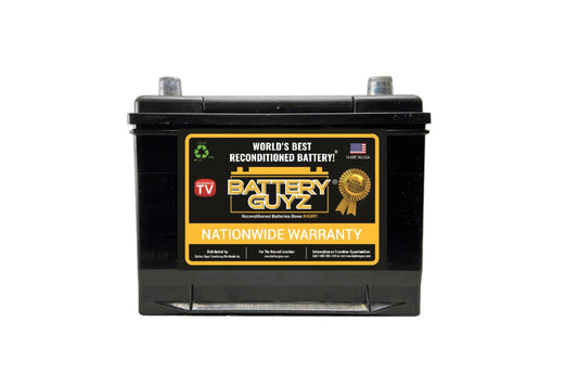 Battery Guyz Reconditioned Lead Acid Automotive Battery, Group Size 26R , 12Volt, 525 CCA- 2yrs Warranty