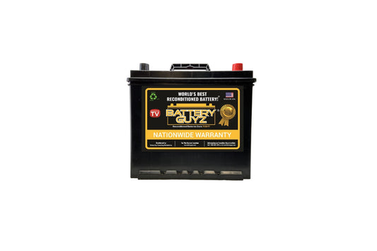 Battery Guyz Reconditioned Lead Acid Automotive Battery, Group Size 35 ,12 Volt, 525 CCA, 2yrs Warranty