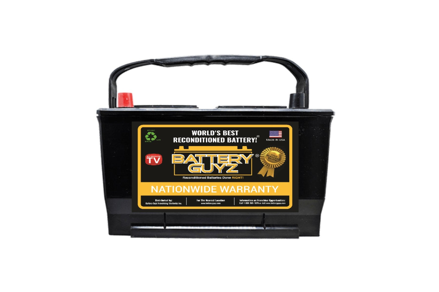 Battery Guyz Reconditioned Lead Acid Automotive Battery, Group Size 65