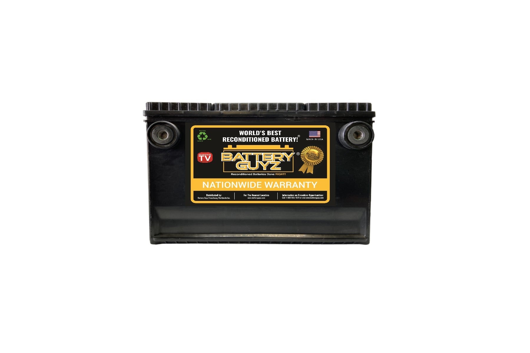 78ext Battery Battery Guyz Reconditioned Lead Acid Automotive Battery, Group Size 78