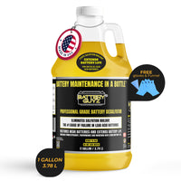 Desulfator to Extend and Renew Battery Life - Golf Cart Batteries - Battery Acid Refill - Battery Restorer - 48v/12v/8v/6v Battery and All Lead Acid Batteries - 1 Gallon US (3.78 L) As Seen On TV