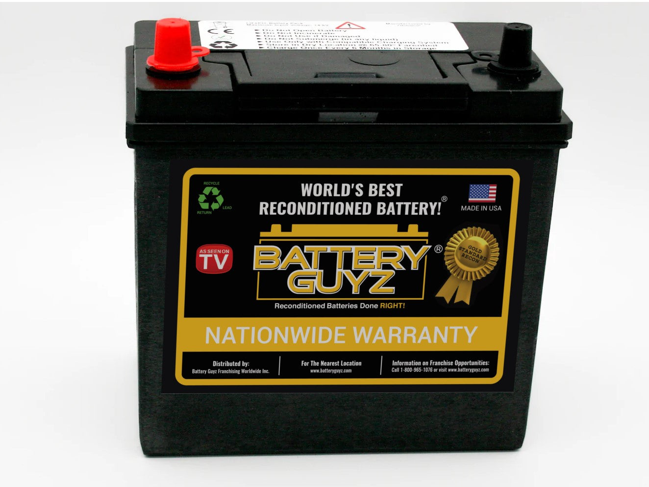Battery Guyz Reconditioned Battery, Group 151, 12 volt, 370 CCA