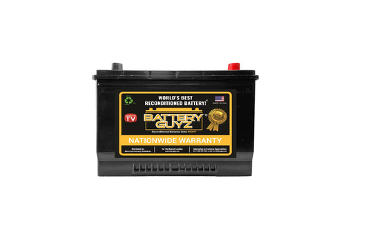 Battery Guyz Reconditioned Battery, Group Size 24F, 12 Volt ,750 CCA