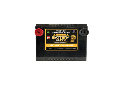 Battery Guyz Reconditioned Lead Acid Automotive Battery, Group Size 75,12 Volt, 700 CCA
