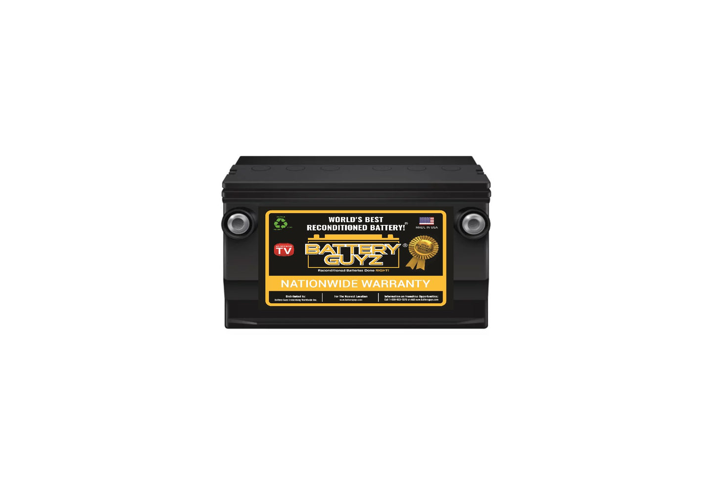 Battery Guyz Reconditioned Platinum Lead Acid Automotive Battery, Group Size 79, 12 Volt , 850 CCA, Refurbished