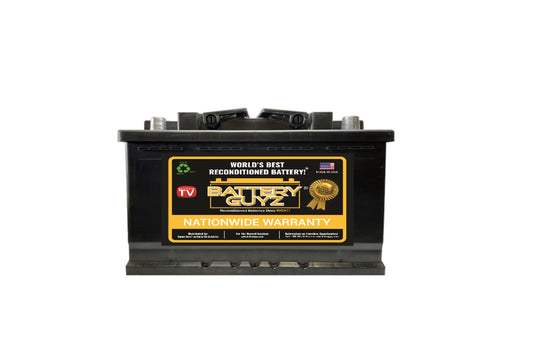 Battery Guyz Reconditioned Lead Acid Automotive Battery, Group Size H6/48, 12 Volt , 730 CCA