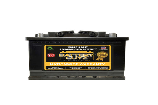 Battery Guyz Reconditioned Platinum Lead Acid Automotive Battery, Group Size H9 ,12 Volt , 950 CCA, Refurbished